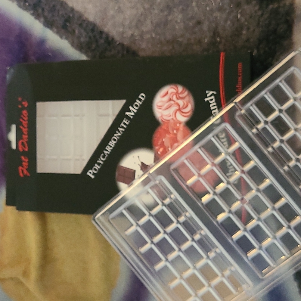 NEW Fat Daddio's polycarbonate mold 3 bar with rectangles